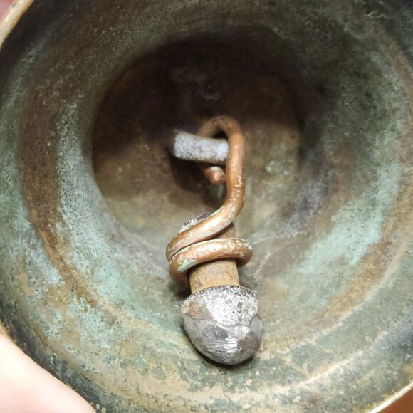 Antique 1878 Brass Swiss Cow Bell – Chiantel Fondeur, Saignelégier - Picture 7 of 9